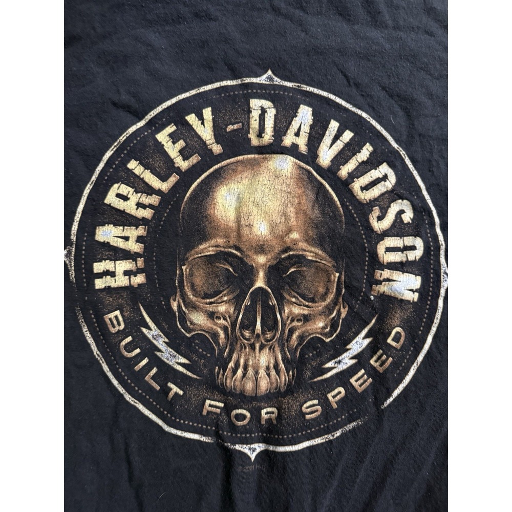Harley Davidson Shirt Cocoa Beach Skull Tee(no Tag) Looks‎ Like A Large - Picture 2 of 7